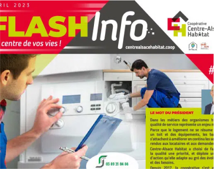 Centre Alsace Habitat - Flash Info - demande de logement en ligne