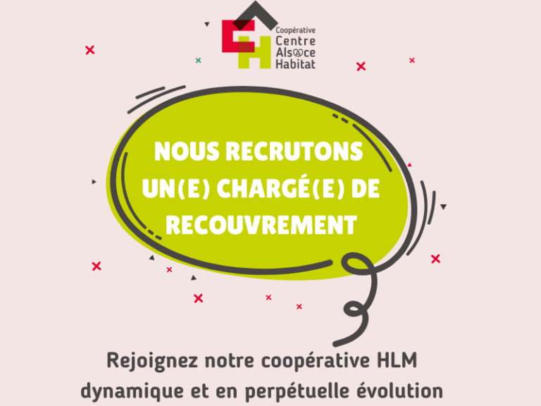 RECRUTEMENT Centre Alsace Habitat COUVERTURE ACTU