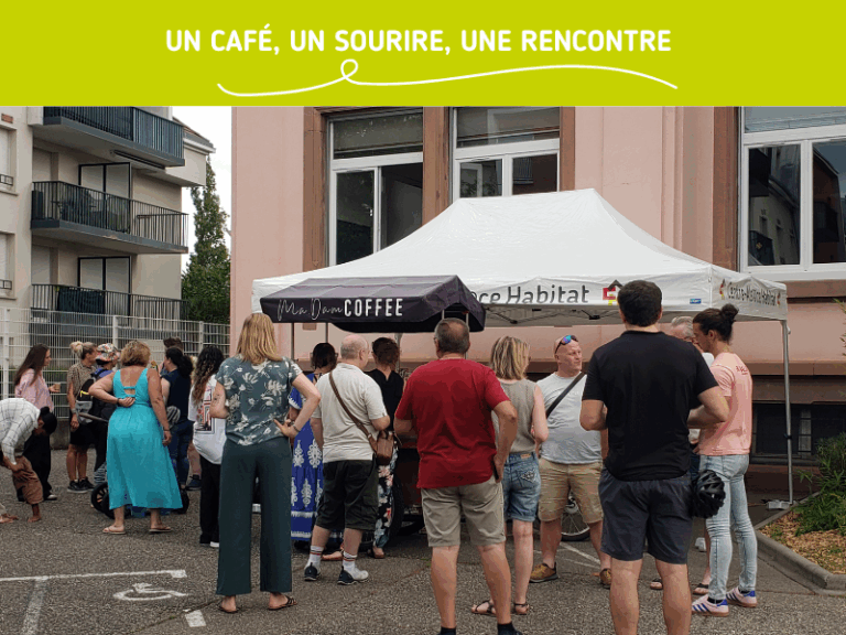 Café équitable, lien social Centre-Alsace Habitat