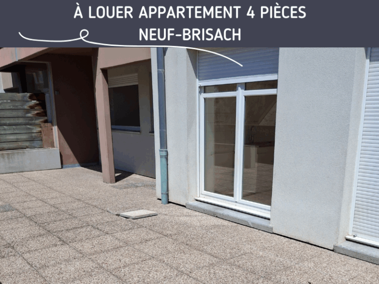 location appartement Neuf-Brisach