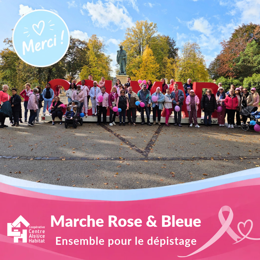 Marche solidaire en rose et en bleu à Colmar : Centre-Alsace Habitat se mobilise pour le dépistage des cancers {{brizy_dc_image_alt imageSrc=