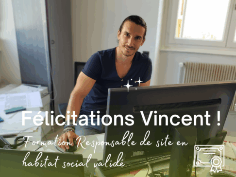 Félicitation Vincent Centre Alsace Habitat